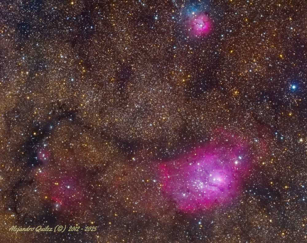 M8 y M20 Laguna y Trifida.