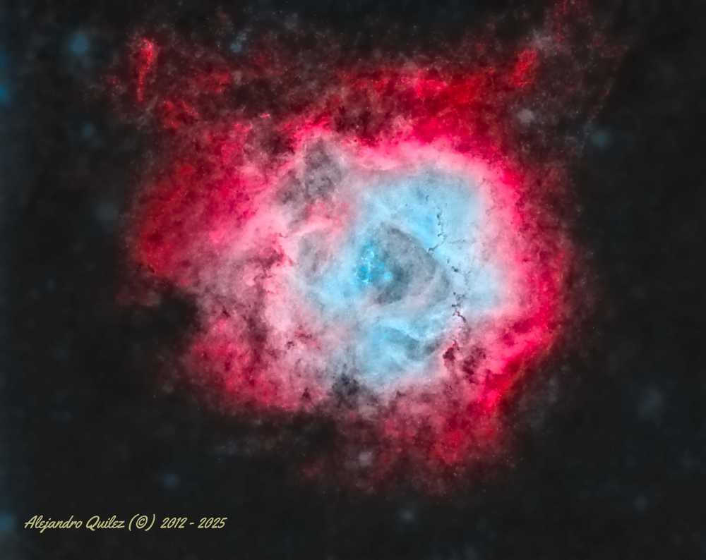 NGC 2237 Nebulosa de la Roseta. HOO