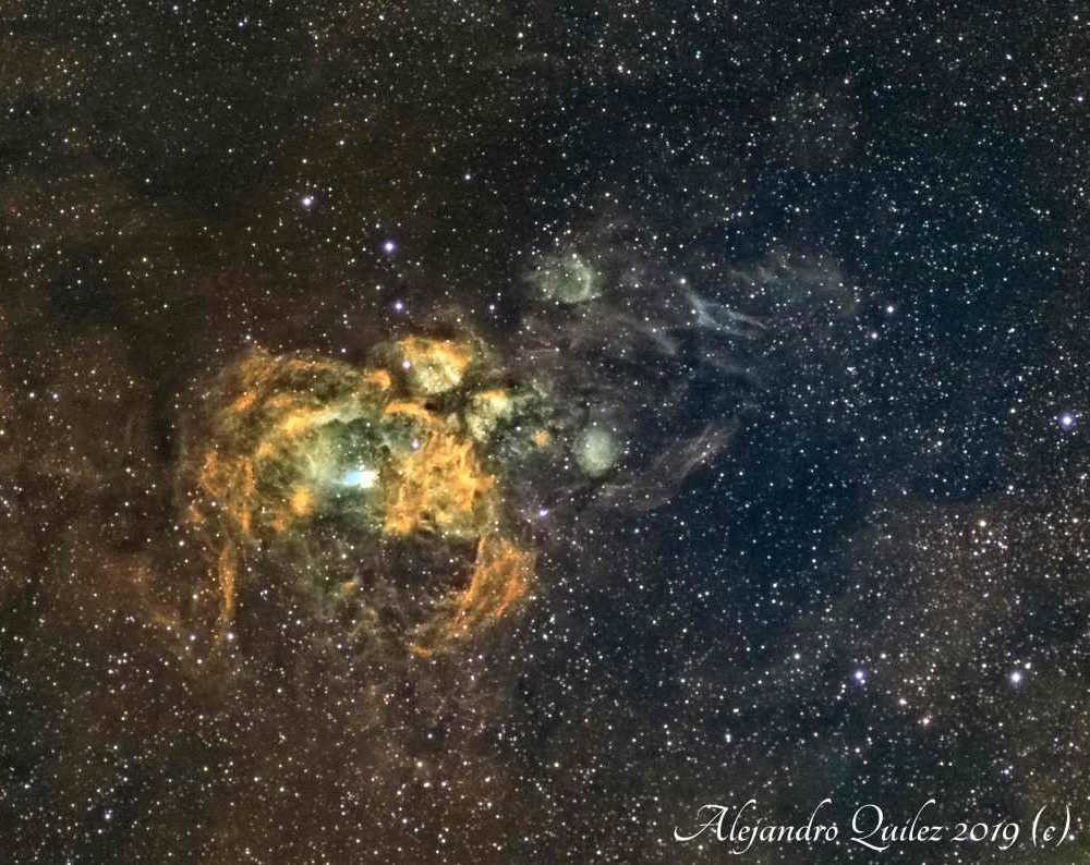 NGC 6357 Nebulosa de la Langosta