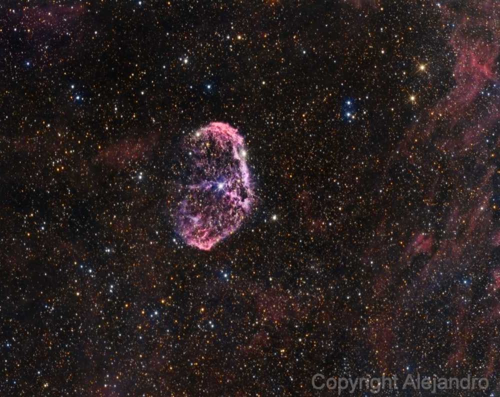 NGC 6888 Nebulosa Crescend.