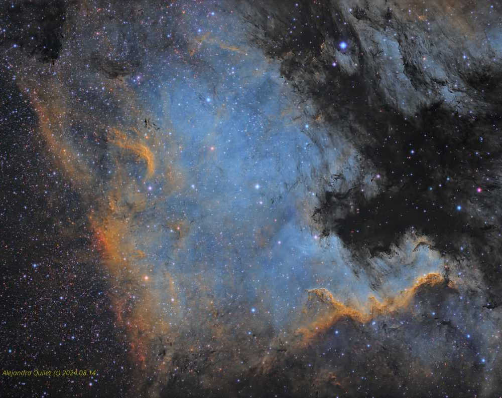 NGC 7000 Nebulosa de Norteamérica en SHO
