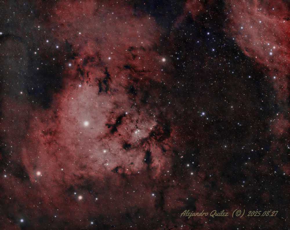 NGC 7822 Nebulosa Signo de pregunta.